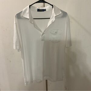 Polo White Short Sleeve Shirt Size L